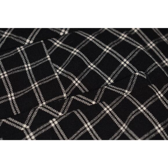 J. JILL $89 Premium Bi-Stretch Ankle Pant Black White Check Size 12‎ - Picture 3 of 4